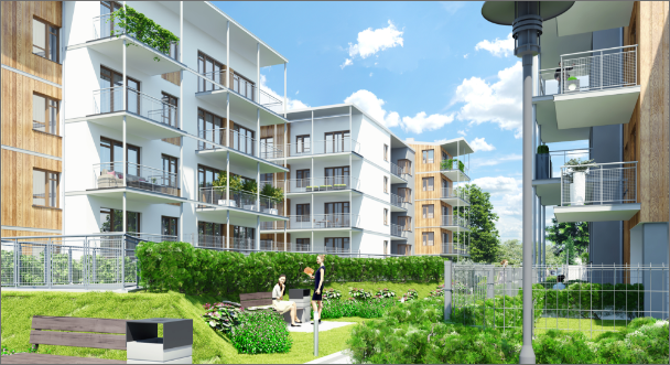 Osiedle Młoda Białołęka przy ul. Geodezyjnej 76