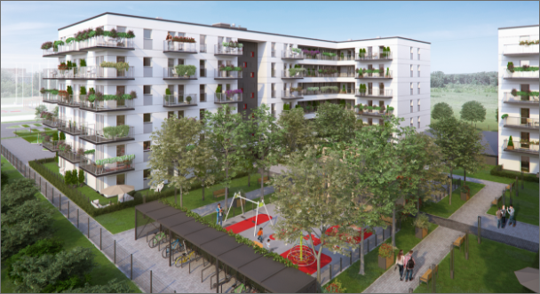 Osiedle Olimpijczyk przy ul. Kusocińskiego 115 i 117